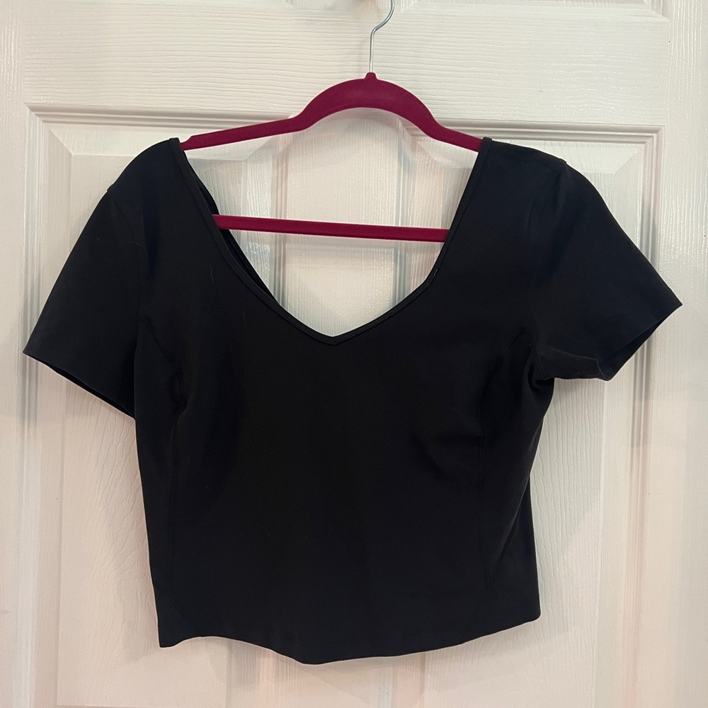 Lululemon athletic crop top size 10